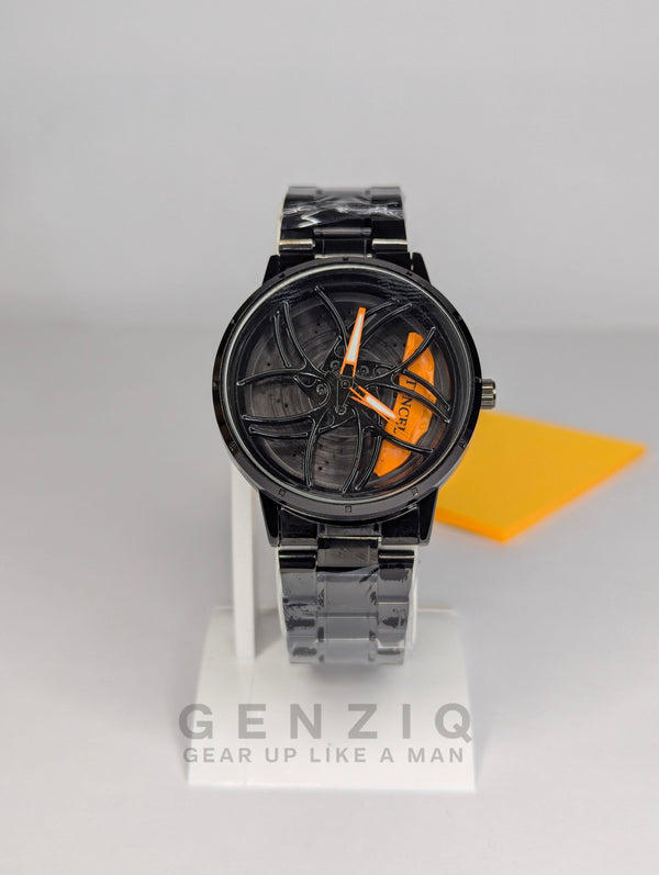 Spinning Wheel Watch (Chain)