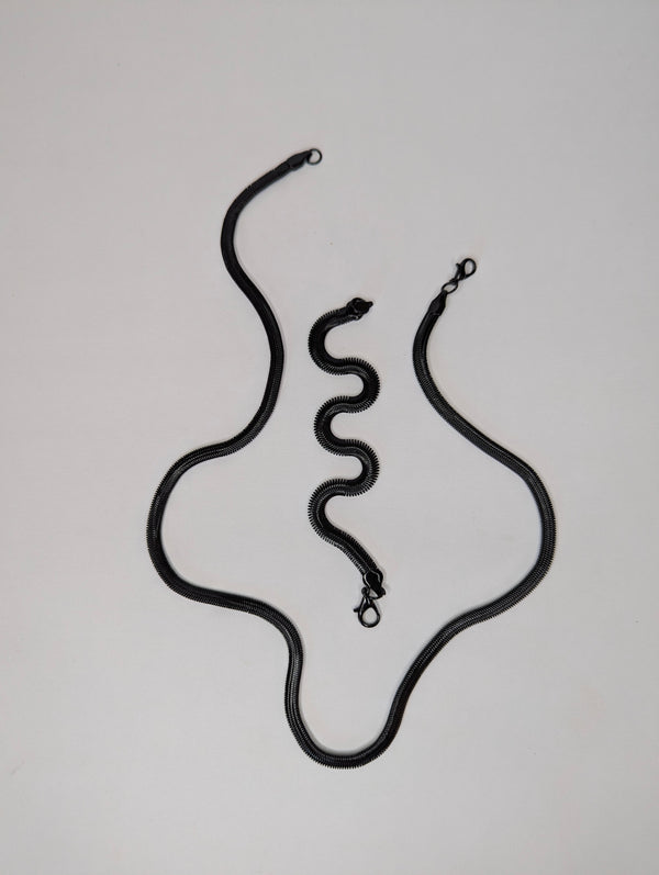 Snake Chain & Bracelet Combo